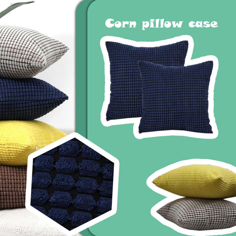 Elegant Scandinavian Pillows Modern Corduroy Cushion Cover For Cozy Home Decor