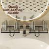 50/60cm Bathroom Counter Shelf Draining Heavy Duty Bathroom Vanity Shelf Anti Slip Hollow Out Sink Storage Rack
