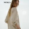 MO&Co. NOIR 2025 Fall Ripped Cotton T-Shirt