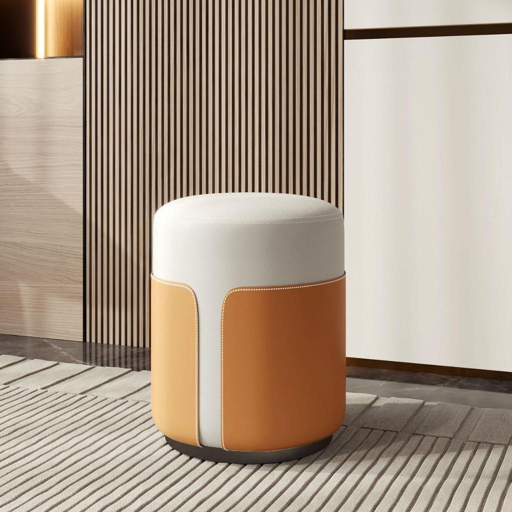 Luxury Makeup Stool: Modern Minimalist Vanity Chair for Girls' Bedrooms and Nail Art Spaces
