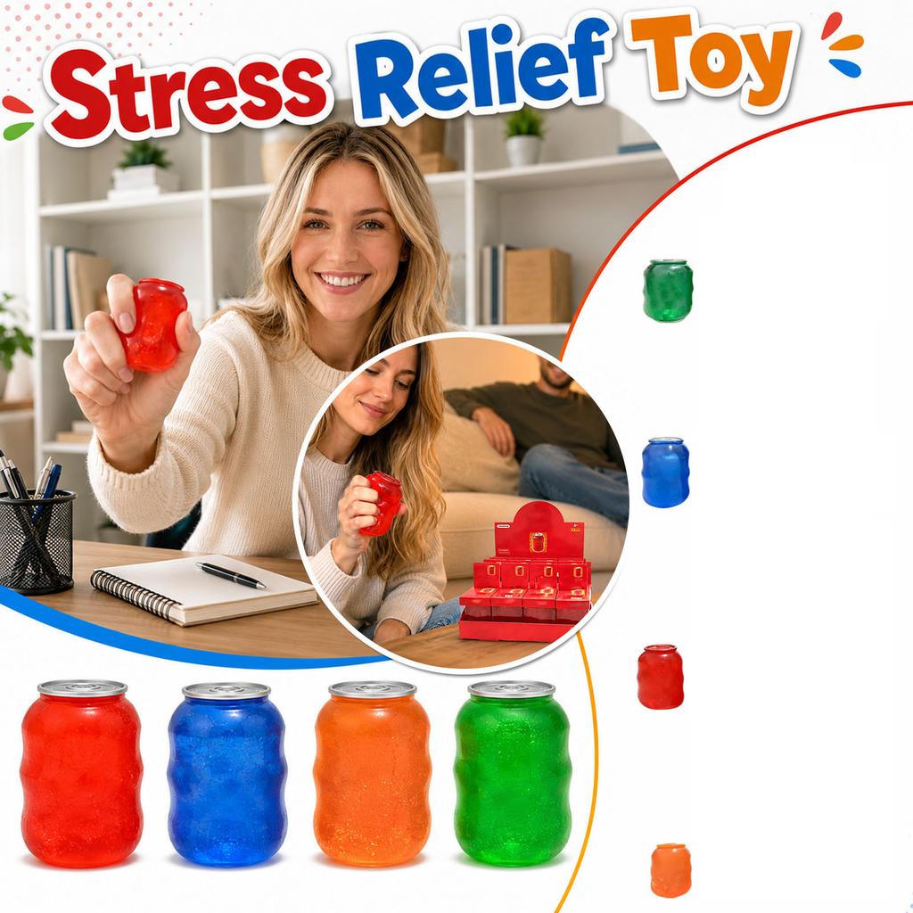 Stress Can Toy - Ice Shape Ball for Anxiety