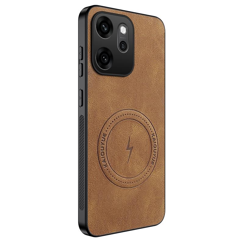 For OPPO Reno 14 Luxury Magnetic Wireless Charge Case For OPPO Reno 14 Pro Shockproof Matte Leather Back Cover Reno 14 F Shell