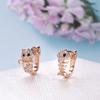 Kinel Cute Cat Drop Earrings For Women Zircon Full Paved Romantic Party Stud Earring Gift