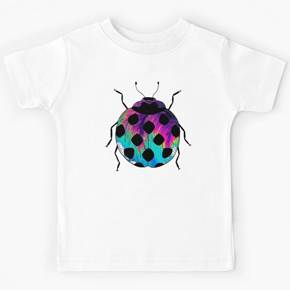 Tie Dye Ladybug Kids T-Shirt 130