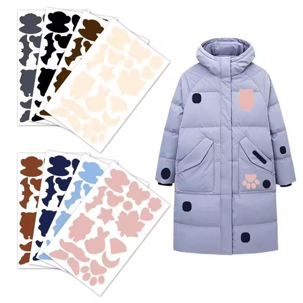 N Toppe Autoadesive di Riparazione Impermeabili Tessuto & Kit di Riparazione Abbigliamento per Giacche Pantaloni Tende Lavabili Toppe Termoadesive Riparazione
