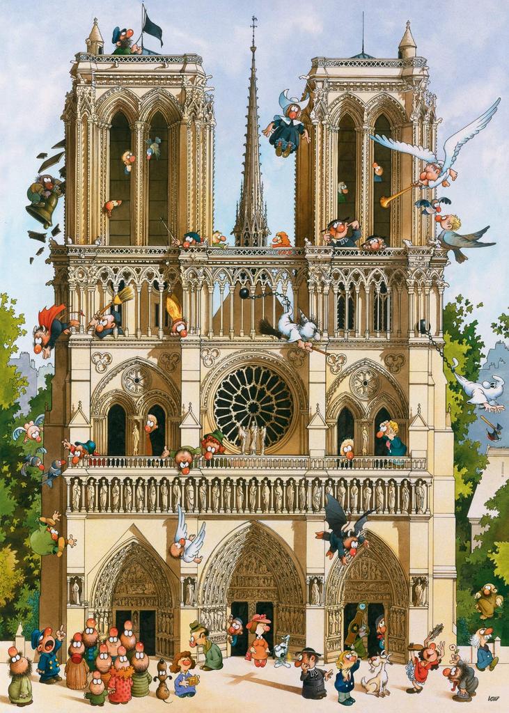 Vive Notre Dame: 1000 Teile