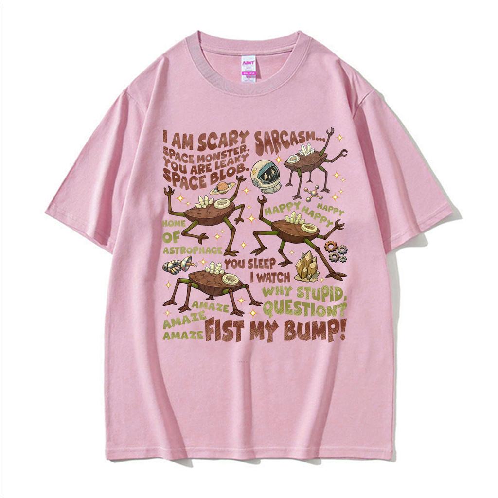 Rocky Amaze Projekt Hail Mary Grafik T-Shirts Unisex Damenmode Vintage Street Kurzarm-T-Shirt Lässig Reiner Baumwoll-T-Shirts