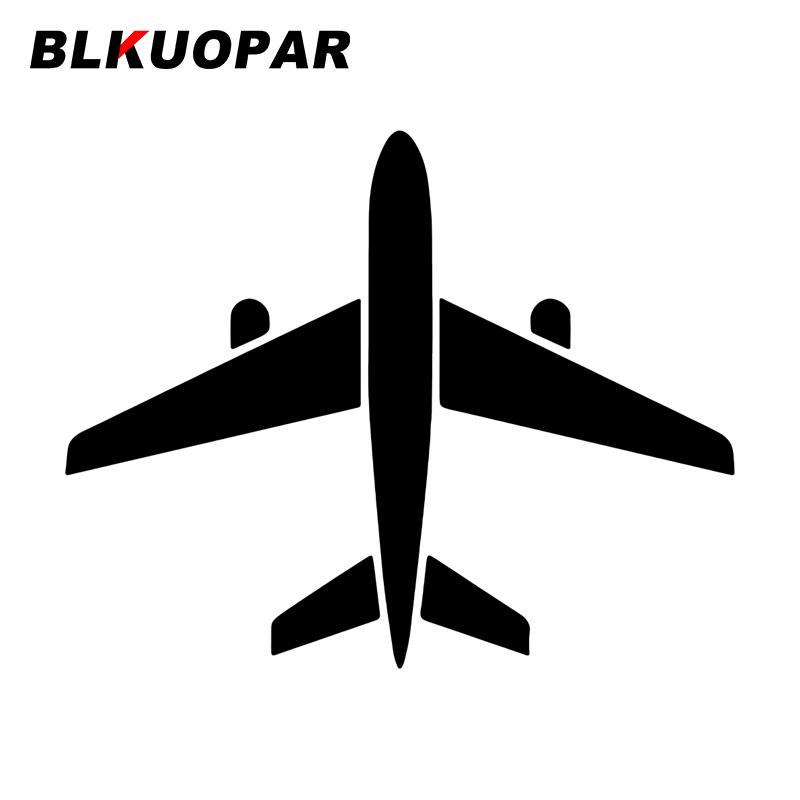 BLKUOPAR for Aircraft Car Stickers Fashionable Personality Decals Simple Refrigerator Windshield Decor Car Door Protector