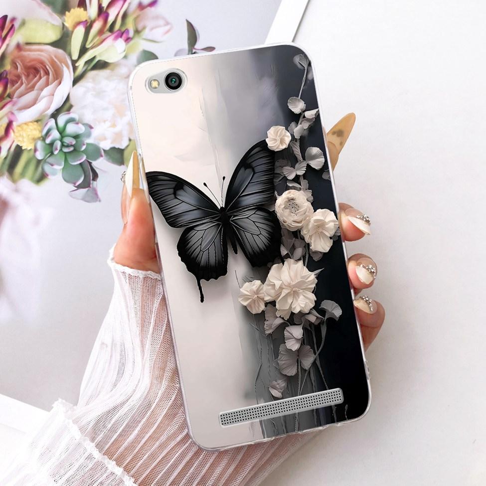 For Redmi 3 Clear Case Aesthetic Luxury Cute Cat Fashion Butterfly Funny Painted Funda For Xiaomi Redmi 3 Casing