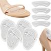 2Pcs Comfortable Forefoot Cushion Pad Breathable Thickened Back of Heel Pad for Women Dress Shoe Wedding Shoe