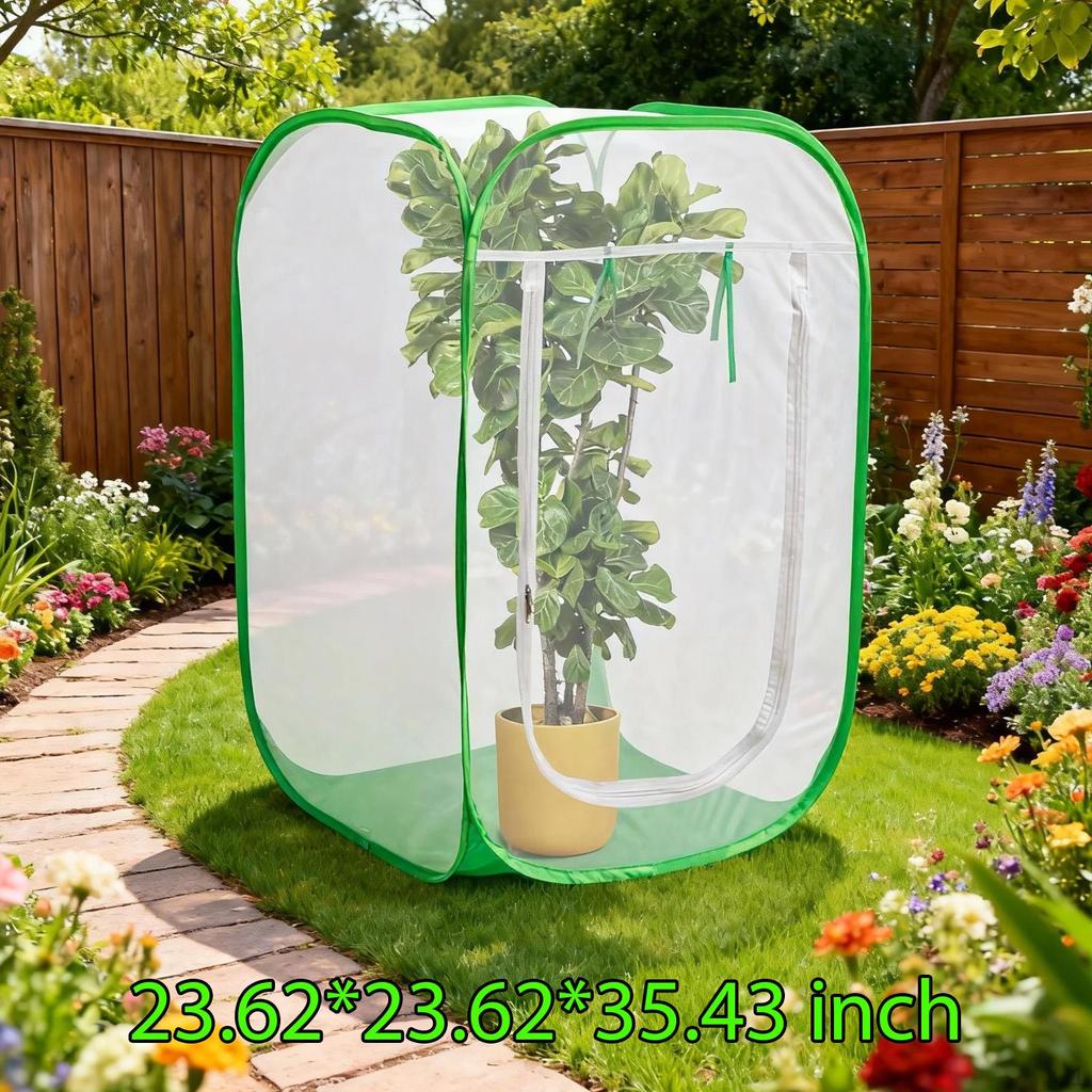 Garden Mesh Plant Cover Net Cage Guard Tent Foldable Protection Plants Protector Enclosure for