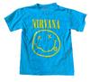 Vintage Nirvana T Shirt Size M Blue Smiley Face Come As You Are Everyone Is Gay Unisex T-Shirt