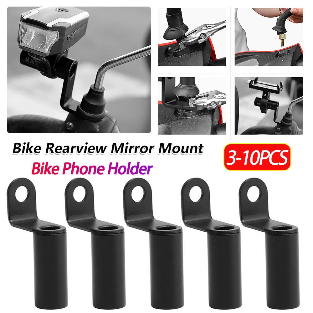 Electric Bike Rearview Mirror Extension Mount Bracket Holder for Mobile Phone Motorcycle Handlebar Mount Stand