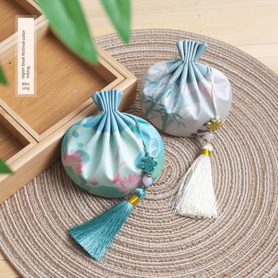 Dragon Boat Festival Fragrance Sachet Empty Bag Handmade DIY Hanging Ornament Mosquito Repellent Bag Mugwort Vintage Style Embroidered Empty Pouch