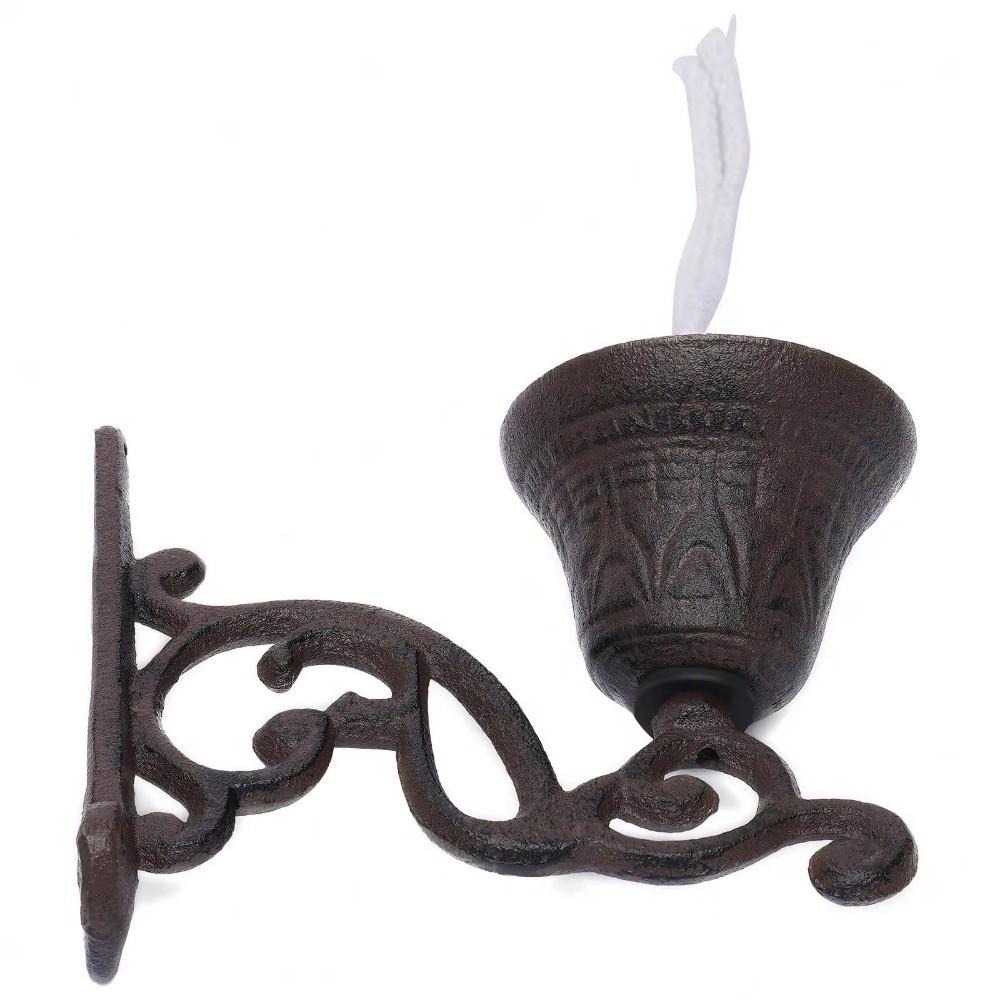 Metal Retro Outdoor Bell Rustic Vintage Doorbell Welcome Decor Cast Iron Door Bell  Front Door