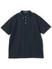 B:MING LIFE STORE by BEAMS Men's S/S Polo Shirt, Moisture-Wicking, Quick-Drying, Pique Button-Down, SS25, Navy, Size L