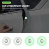 BAH1 1/2/4Pcs Luminous Car Door Silent Gasket Shock-absorbing Car Stickers for Mercedes Benz W211 W204 W210 W203 CLA GLA Accessories