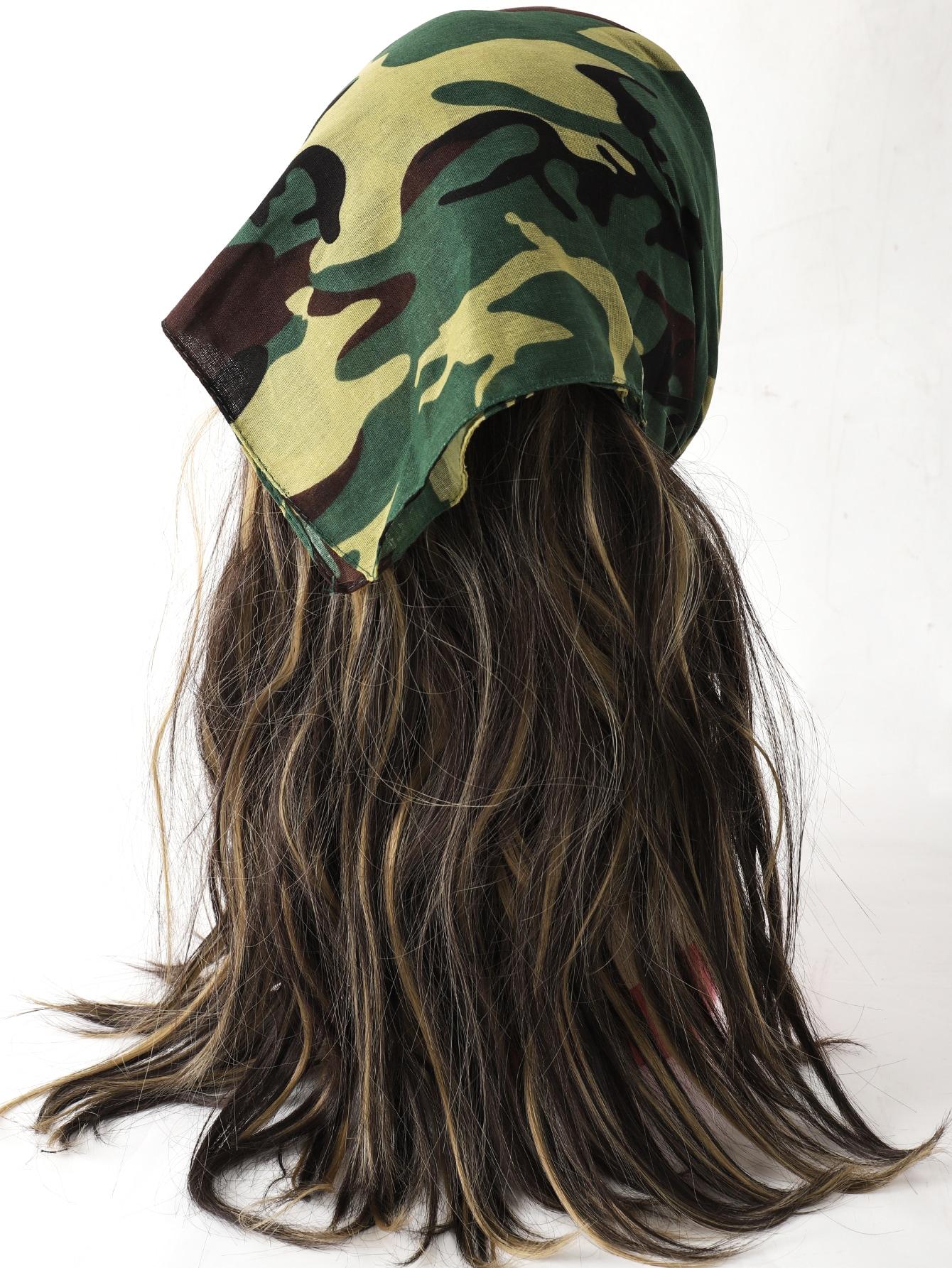

2025 Outdoors Hip Hop Cotton Bandana Cycling Square Scarf 54cm*54cm Camouflage Color Headband Printed For Women/Men/Boys/Girls