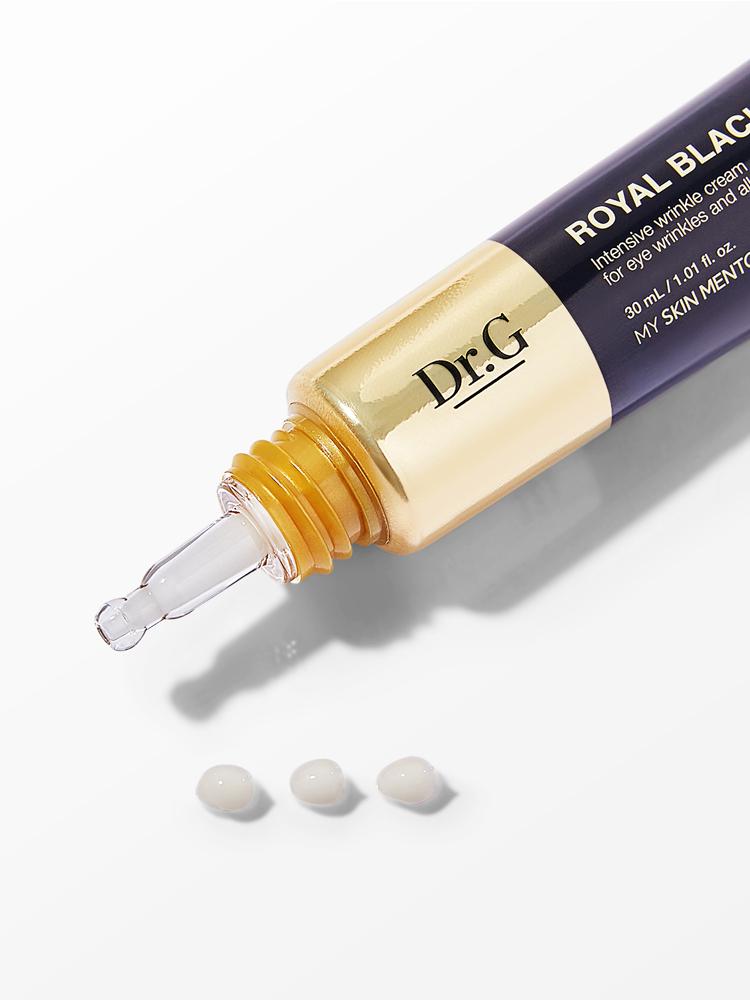 Dr.G Royal Black Snail Eye Cream (30ml) – Anti-Wrinkle Firming Eye Treatment with Snail Mucin & Royal Jelly, Korean