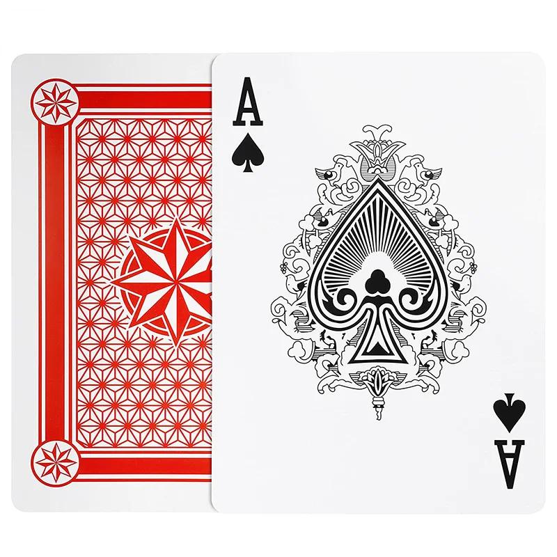 Creative Design Of Large Size And 9 Times Thicker Funny Cards Play Big Props A4 Big Card Mini Poker 4 Size