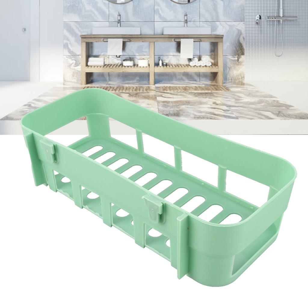 Bathroom Floating Shelves Rectangular Strong Adhesive Multifunctional Wall Mounted Bathroom Shelves
