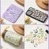 Cartoon Embossed Animal Sticker Waterproof PVC Resin Sticker for Notebook Phone Cover Card Making Kids Room Wall Art