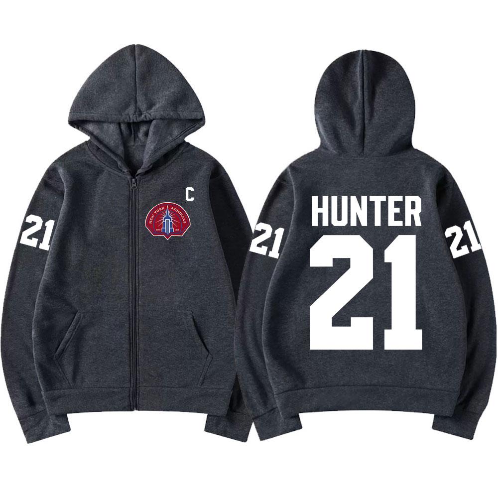 Heated Rivalry Scott Hunter Admirals Merch Zipper Hoodies Men Women Clothing Zip Up Sweatshirts Long Sleeves Jackets