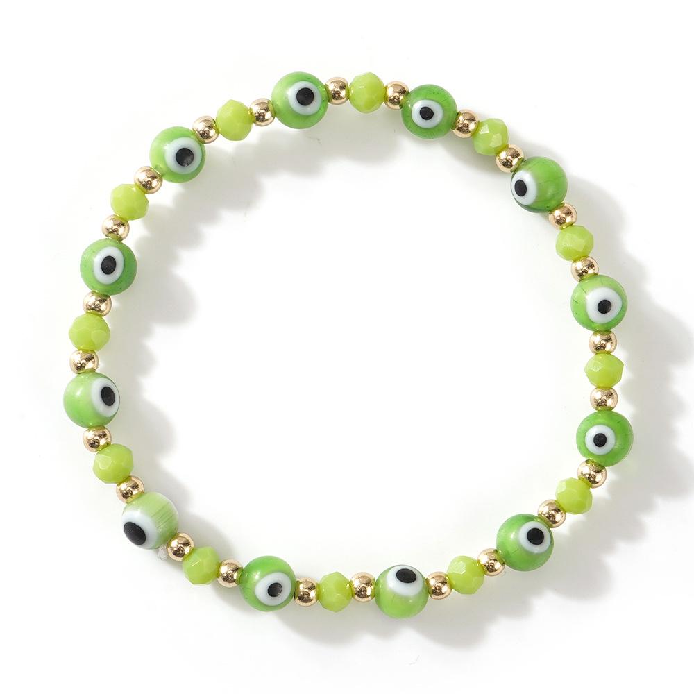 Colorful Evil Eye Beaded Bracelet: Stylish Design for Everyday Wear