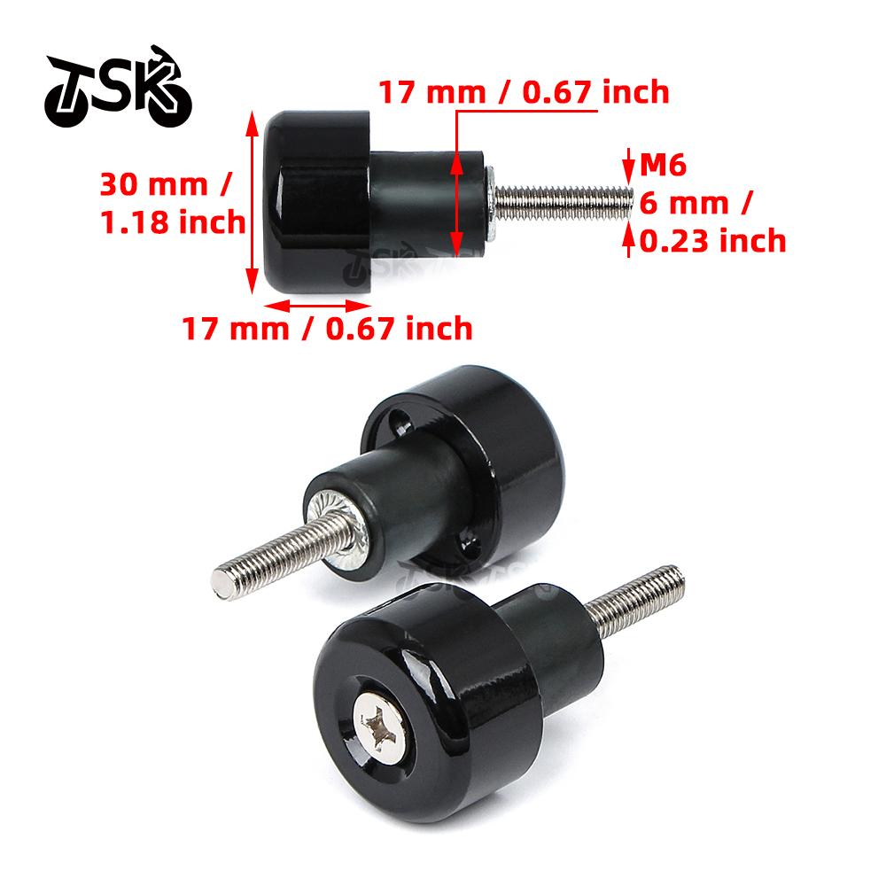 Handle Bar End Weights For SUZUKI GSX-R600 GSX-R750 2006-2024 K6 K7 K8 K9 Motorcycle Handlebar Plus Caps