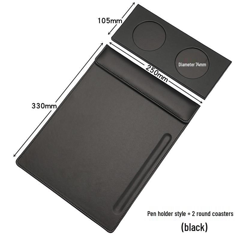 A4 Leather Conference Writing Pad with Magnetic Closure