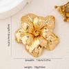 Large Flower Brooch Golden Collar Accessory Fashion Women Brooch  For Party Wedding Daily Wear