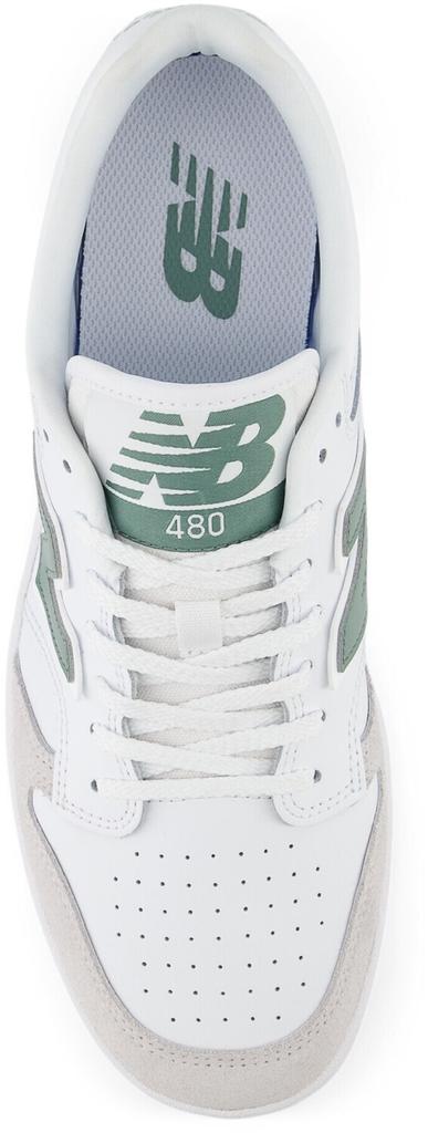 Кроссовки New Balance 480 чистый белый лесной зеленый