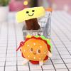 Cheese Cheese Schoolbag Burger Pendant Car Doll Cute Plush Children's Ornaments with Doll Keychain