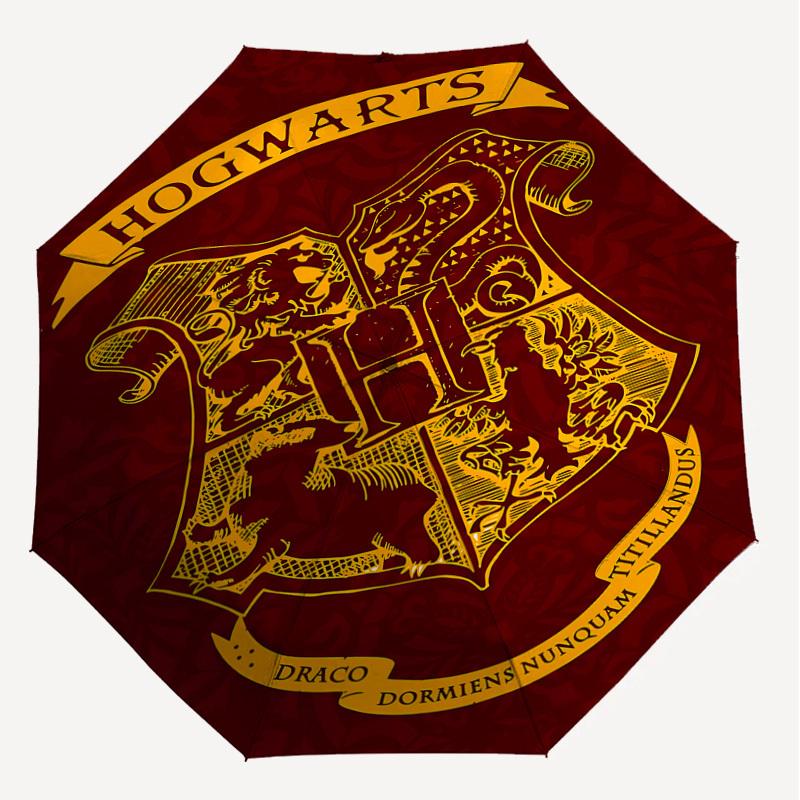 1PC Warner Hogwarts Draco Automatic Open/Close Umbrella with Windproof, 13-Rib Sturdy Canopy, Durable Ribs1230A