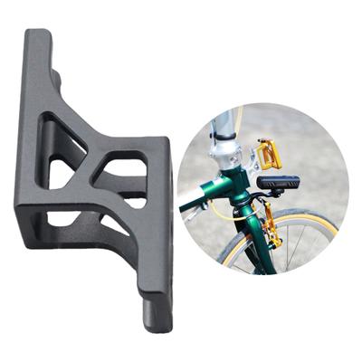 Folding Bike Pig Nose Light Converter Raised Mount Bicycles Front Bag Carrier Block Extender Bike Bag Holder Adapter