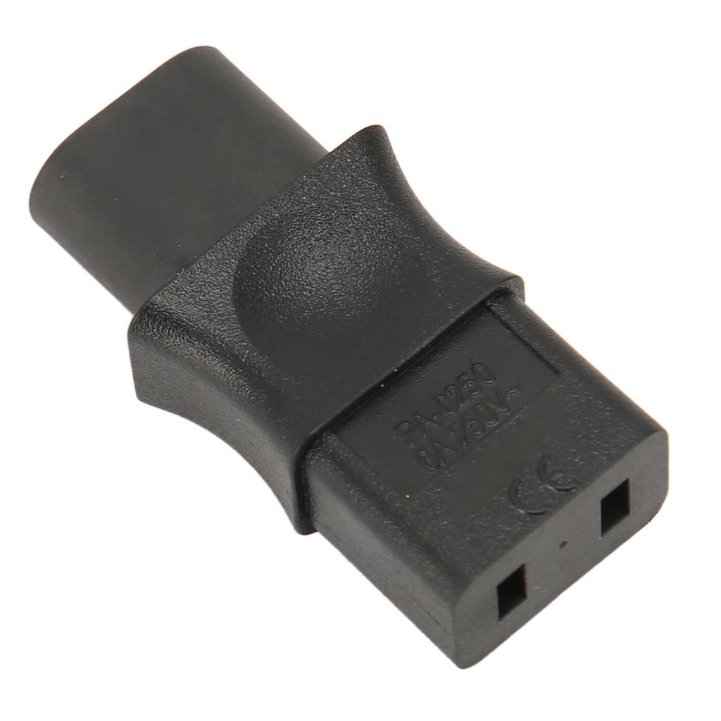 Adaptér IEC320 C8 na IEC320 C9 C8 Samec na C9 Samice Měnič Napájecí Zástrčka AC 250V 6A 1500W