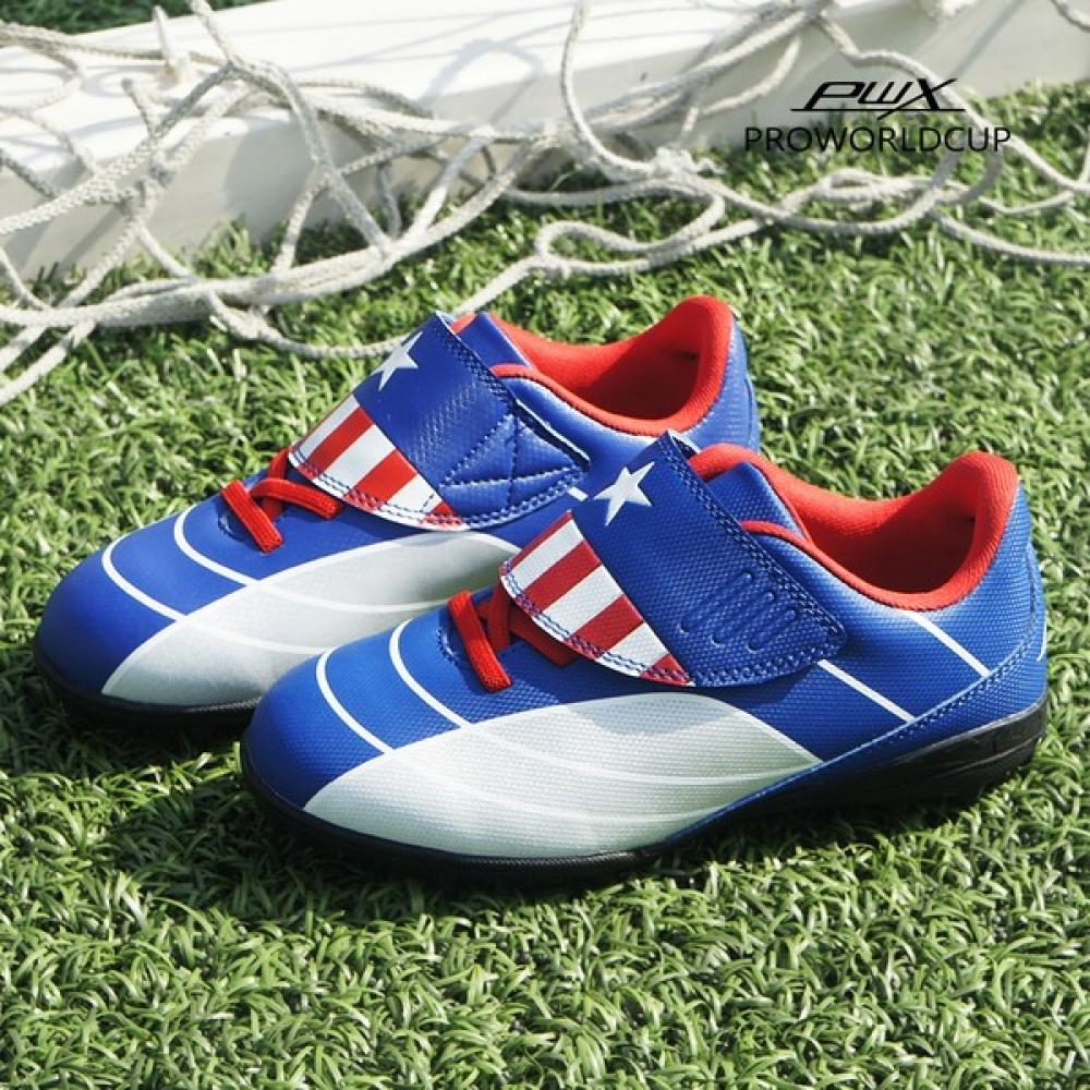 

Pro World Cup Captain America Topspin Футзальные бутсы Bu Blue/210