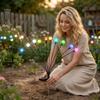 Solar Garden Lights - Upgraded Solar Swing Lights, Wind-Powered, Outdoor Lights, Patio/Pavilion/Path Decoration