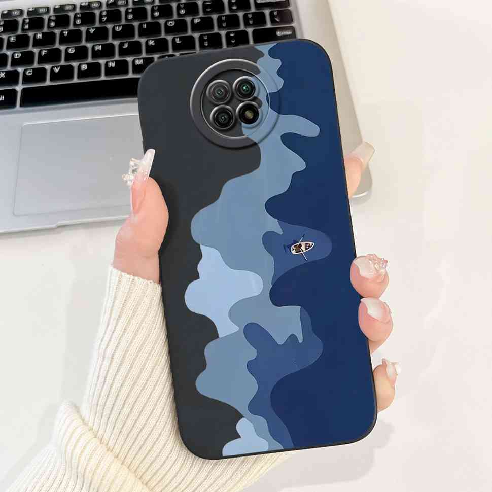 For Redmi Note 9 5G M2007J22C Case Cartoon Rabbit Soft Silicone Matte Cover For Xiaomi Redmi Note9 5G 6.53" Flower Shell Capa