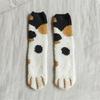 Cat Paw Floor Socks Cute Warm Winter Fuzzy Socks Thickened Stretchy Fluffy Slipper Socks for Home Bedroom Indoor Wear Sleeping