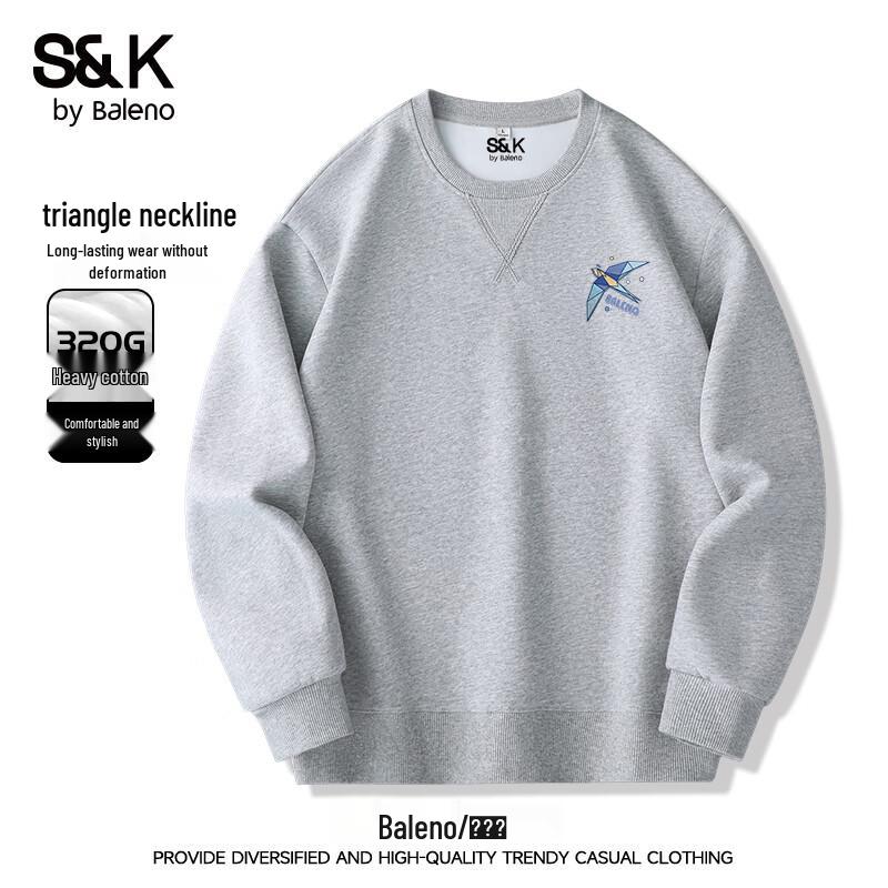 Baleno S&K Men's Crew Neck Graphic Sweatshirt