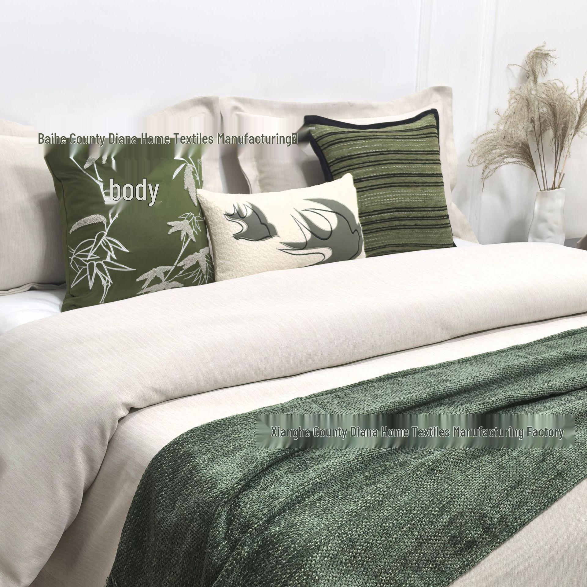

Contemporary Light Luxury Bedding Set: Song s Aesthetics in New Chinese Soft Furnishings 1.2m Bed (Duvet Cover 170*230)