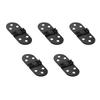 10PCS/5PCS 180 Degree Stainless Steel Cabinet Hinge Bridge Shaped Spring Furniture Hinges for Cupboard Door Concealed Mount