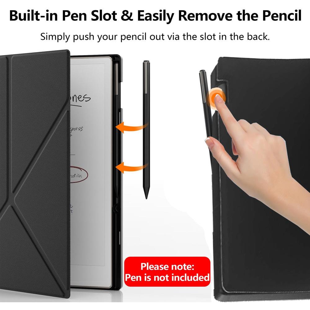 Case for Remarkable Paper Pro,11.8 Inch 2024,The Thinnest and Lightest Leather Smart