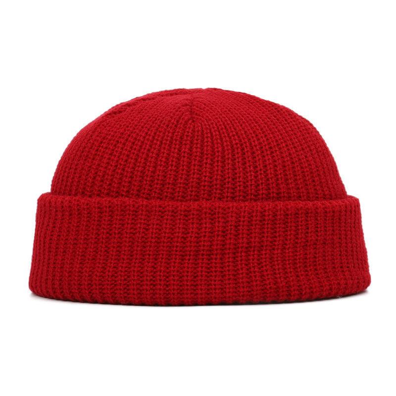 Cappello coppia autunno e inverno cappello sottile cappello lavorato a maglia da uomo e da donna cappello termico a pullover da donna cappello freddo da donna cappello da proprietario terriero a buccia di melone