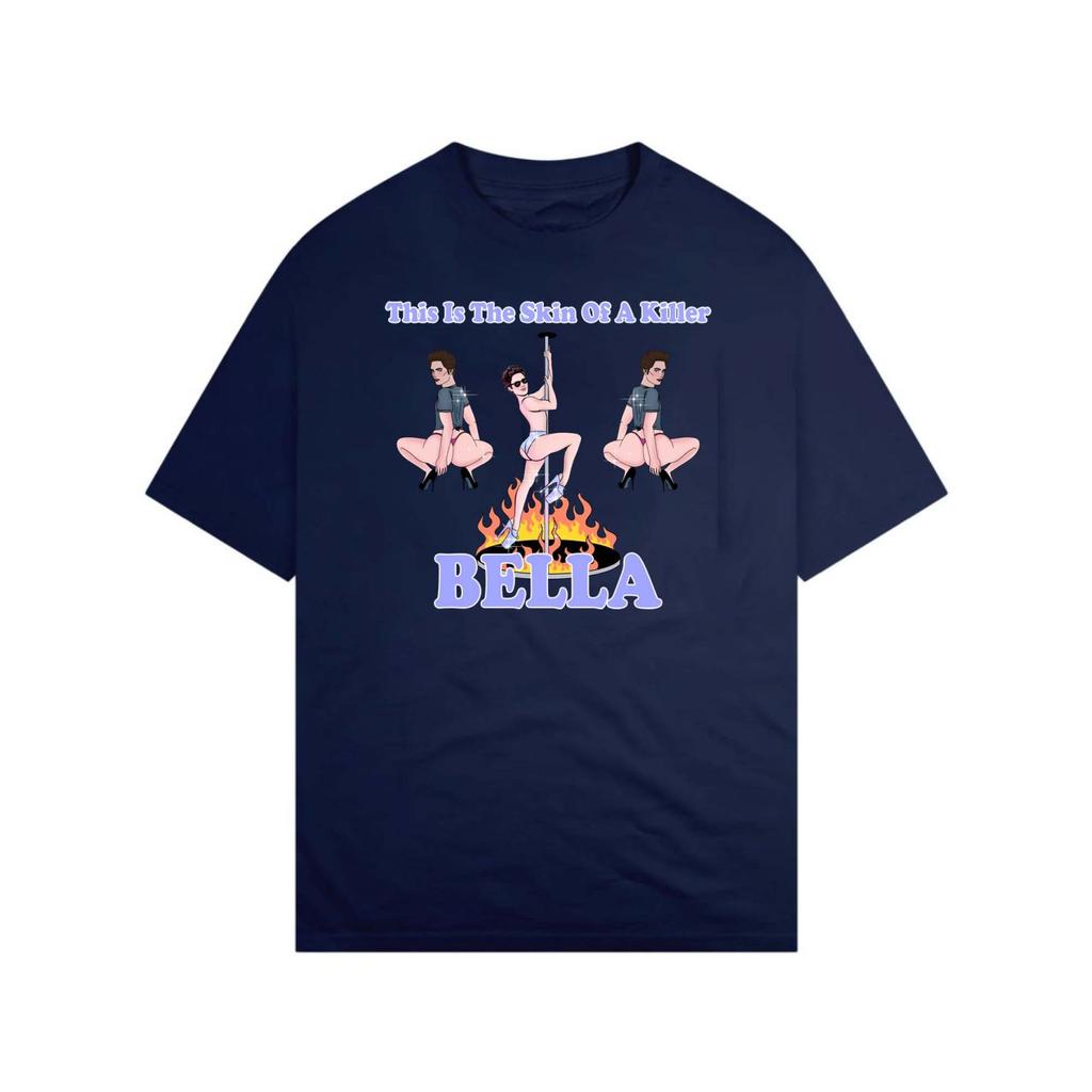 Y2K Trend Fashion Print Short Sleeve Edward Funny Shirt Hip Hop Retro Top Casual Loose Cotton Tshirt Sports Street Wear Unisex