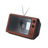 Ornament, Retro Tv 3D Screen Magnifier Tv Desktop Tv Mobile Screen Magnifier Retro Creative Mobile Phone Stand Home Projector