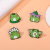 Cute Frog Enamel Pin Set - Adorable Animal Brooches for Clothing & Bags, Perfect Gift for Friends