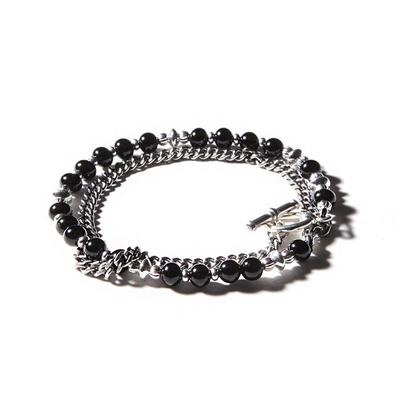 Armo Bead + Chain Double Wrap Bracelet (5Mm)
