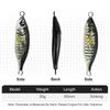 3D Inkjet Printing S-shaped Iron Plate Bait Luminous Long-range Bionic Bait Deep-sea Boat Fishing Bait